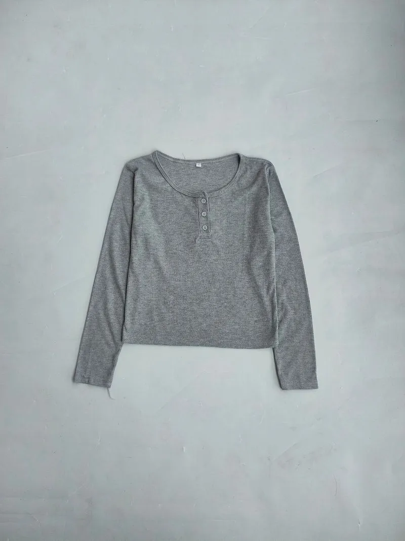 Henley Knit T-shirt photo 1