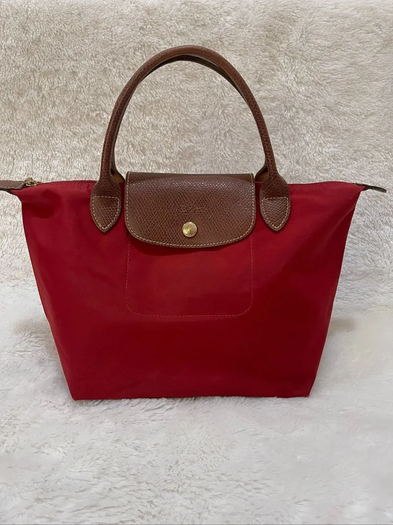 Preloved Original Longchamp Le Pliage SH Red photo 1