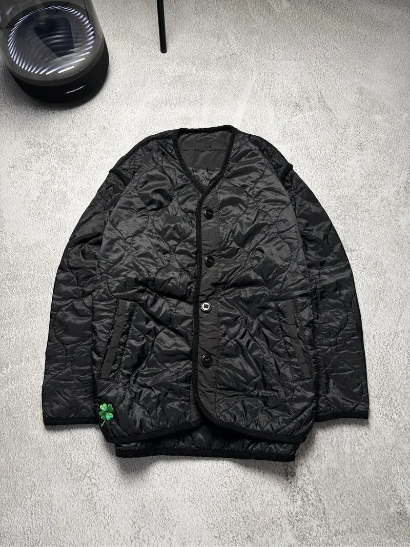 Japan PLAC Quilted Black Jacket size M/L photo 1