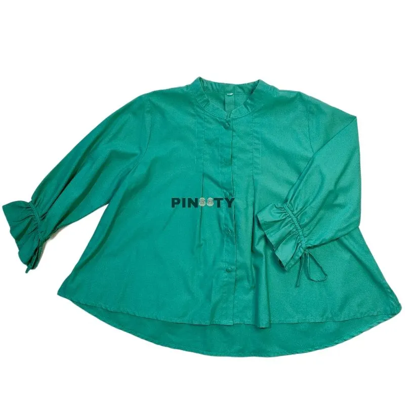 Fairy Casual Blouse Wanita green photo 1