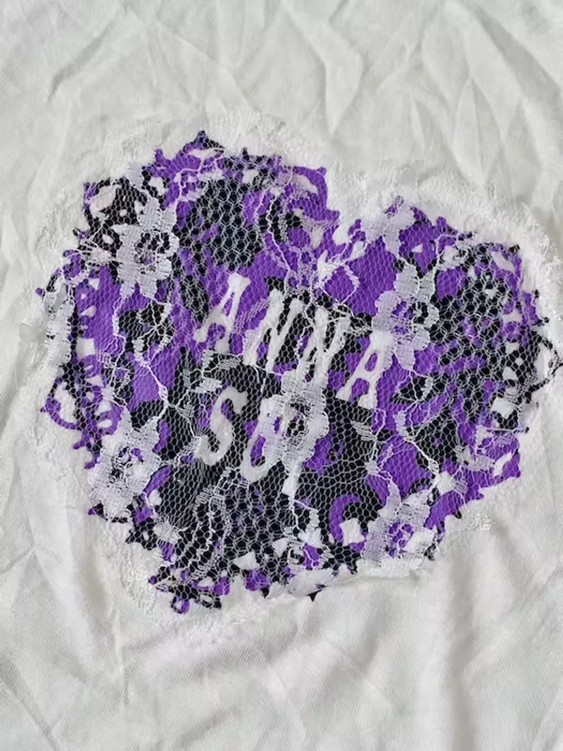 Anna Sui Vintage Y2K Shirt Wanita white photo 1