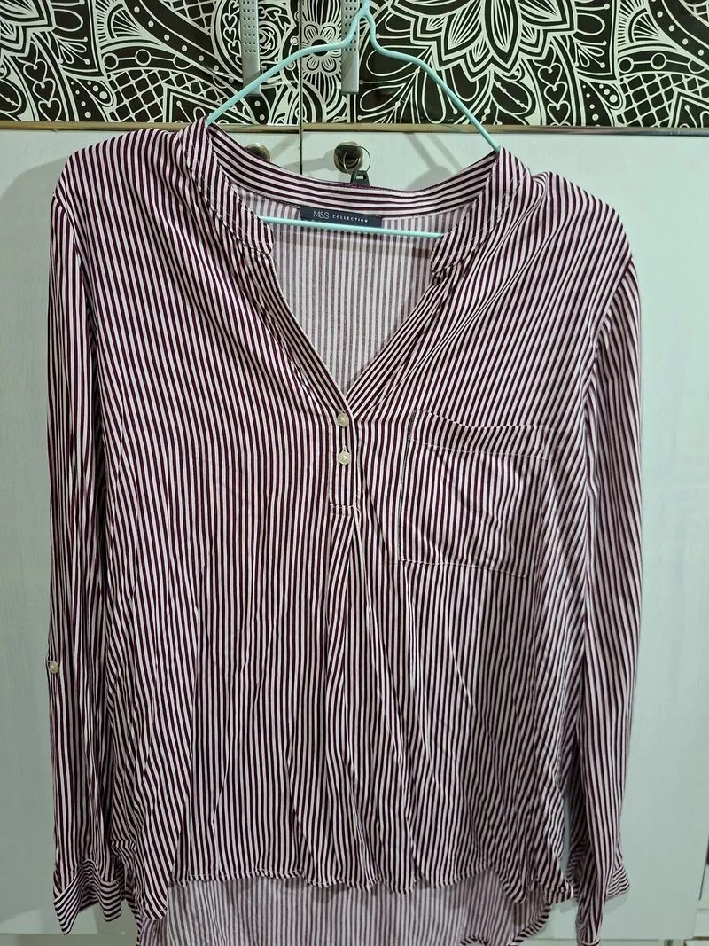 KEMEJA MARKS & SPENCER STRIPES photo 1