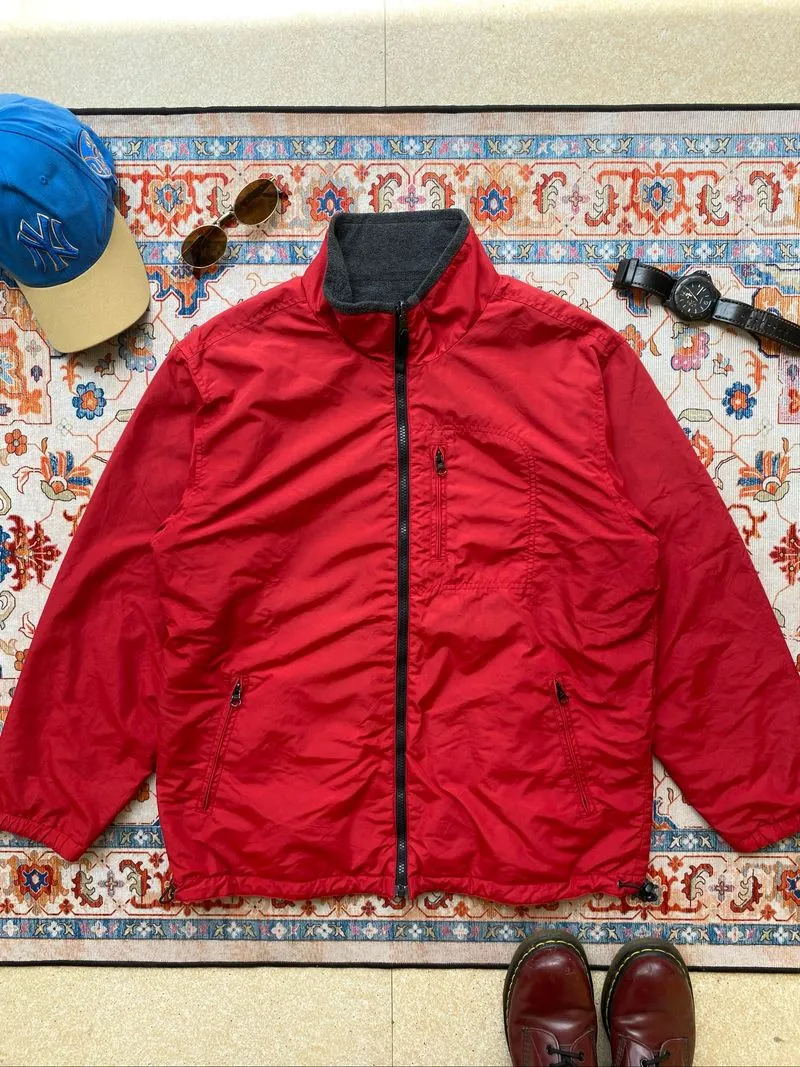 Jaket Uniqlo Reversible Parasut Fleece Second photo 1