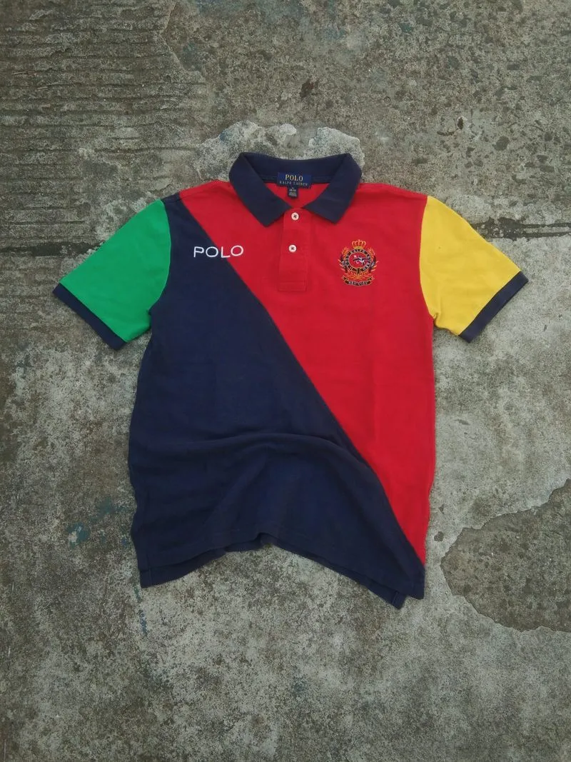 POLO RALPH LAUREN CREST NEWYORK COLORBLOCK photo 1