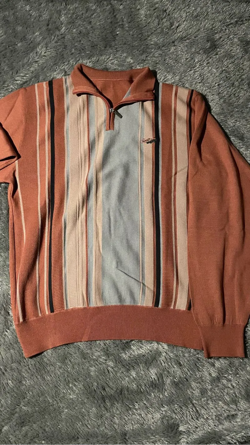 Crocodile Vintage Y2K Sweatshirt Pria brown photo 1