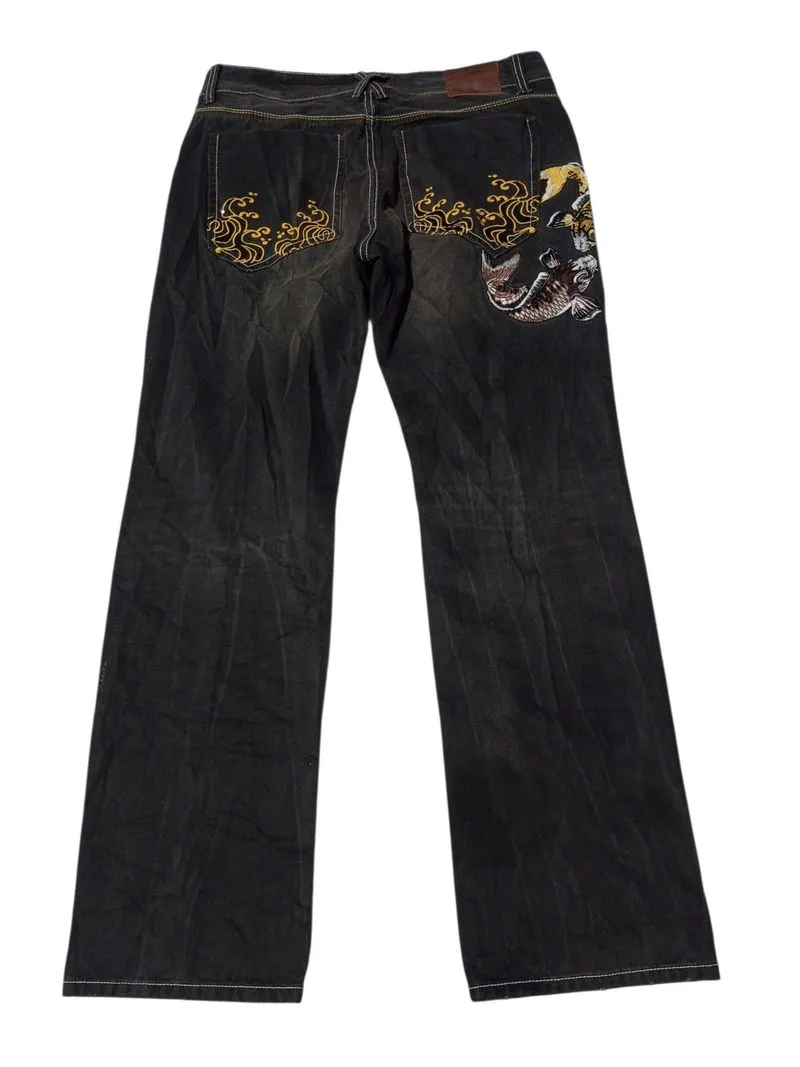 OSAKA BIG TRAIN KOI BORDIR DENIM photo 1