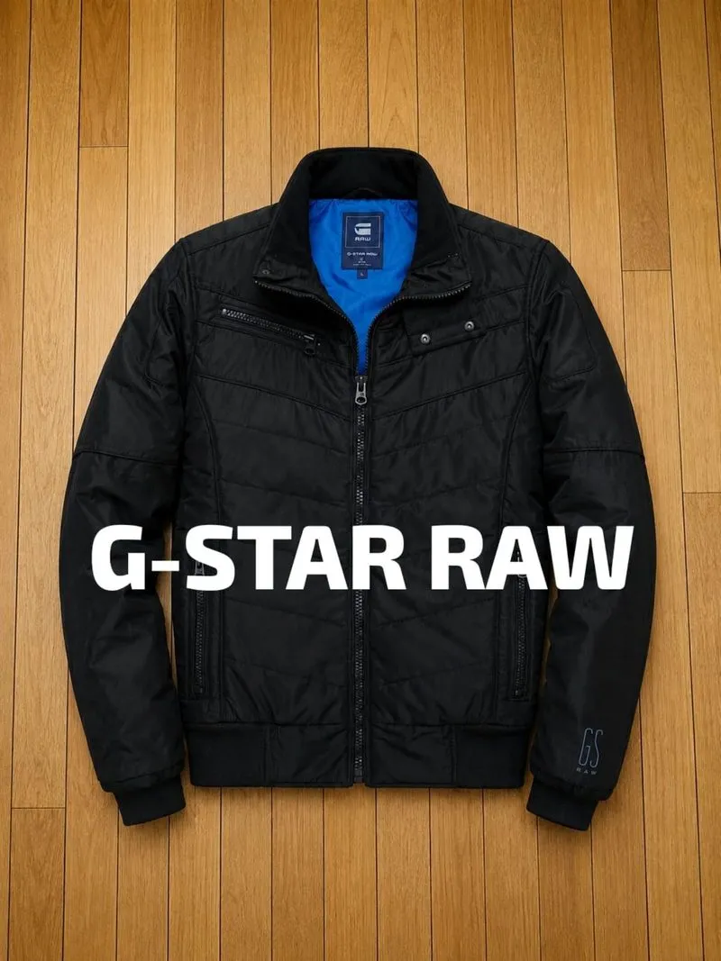 g-star raw jaket casual puffer rider second original photo 1