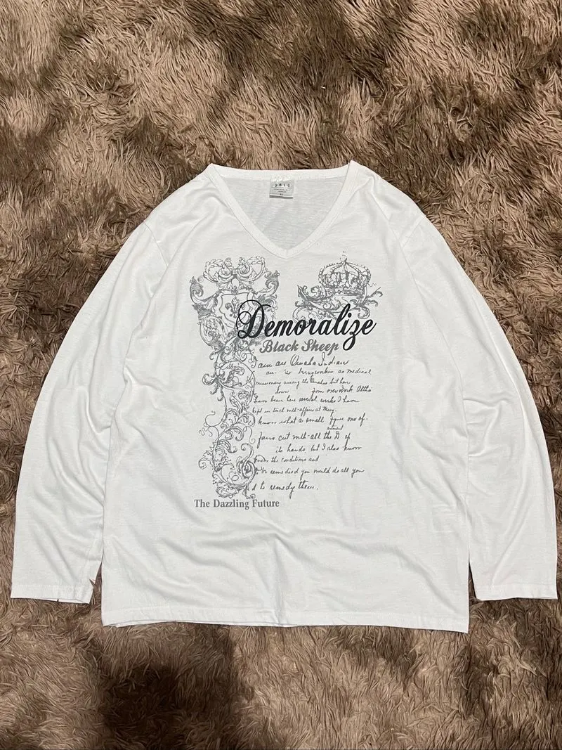 Y2K Poem Grunge Japanese brand Vkei photo 1