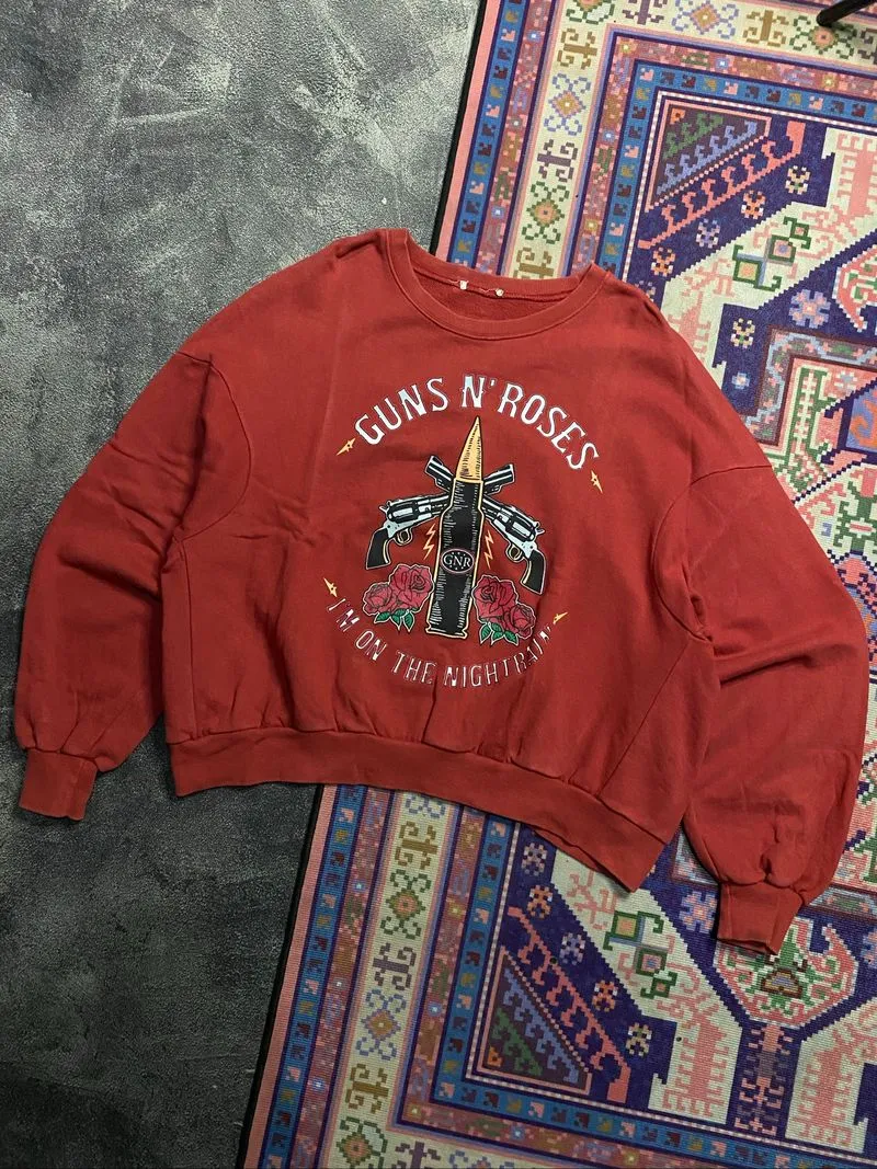 crewneck vintage guns n roses photo 1