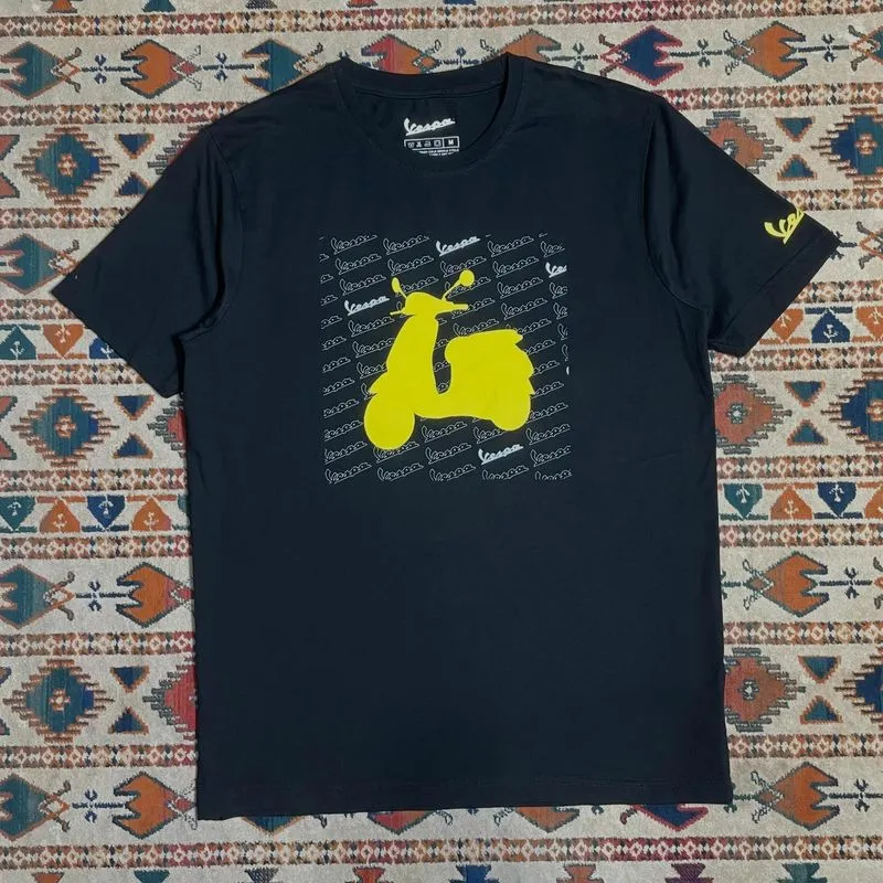 T-Shirt / Baju Kaus vespa original size M warna hitam photo 1