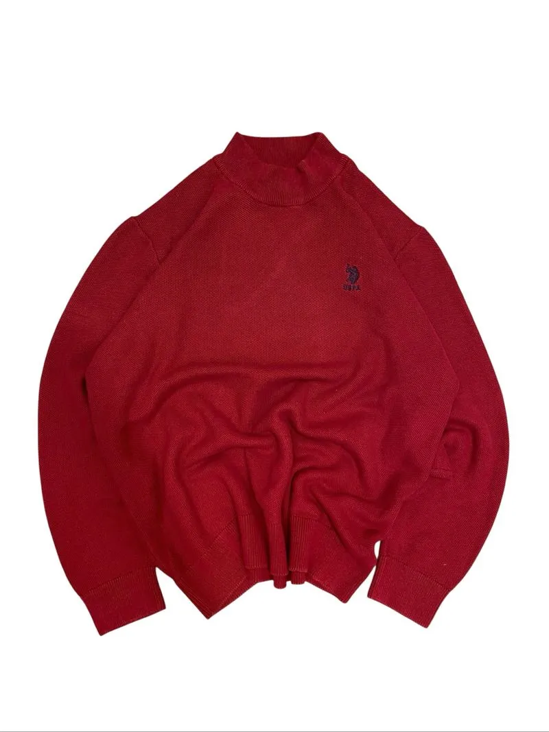 US POLO ASSN TURTLENECK KNITWEAR BOXY SHIRT photo 1