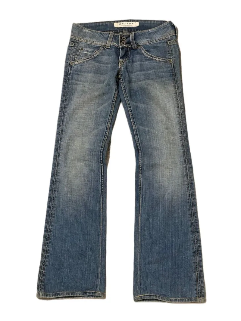 Vintage hudson made in USA low rise bootcut denim jeans photo 1