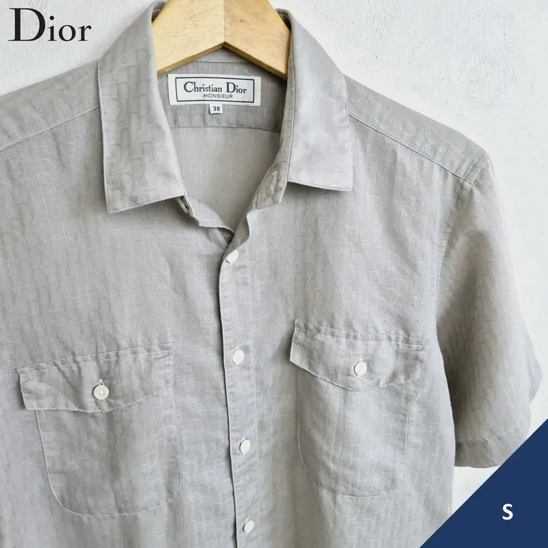 Christian Dior Monsieur Kemeja  Shortsleeves Monogram Size S photo 1