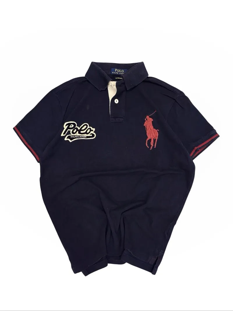 RALPH LAUREN BIG LOGO EMBROIDERY BOXY POLO SHIRT photo 1