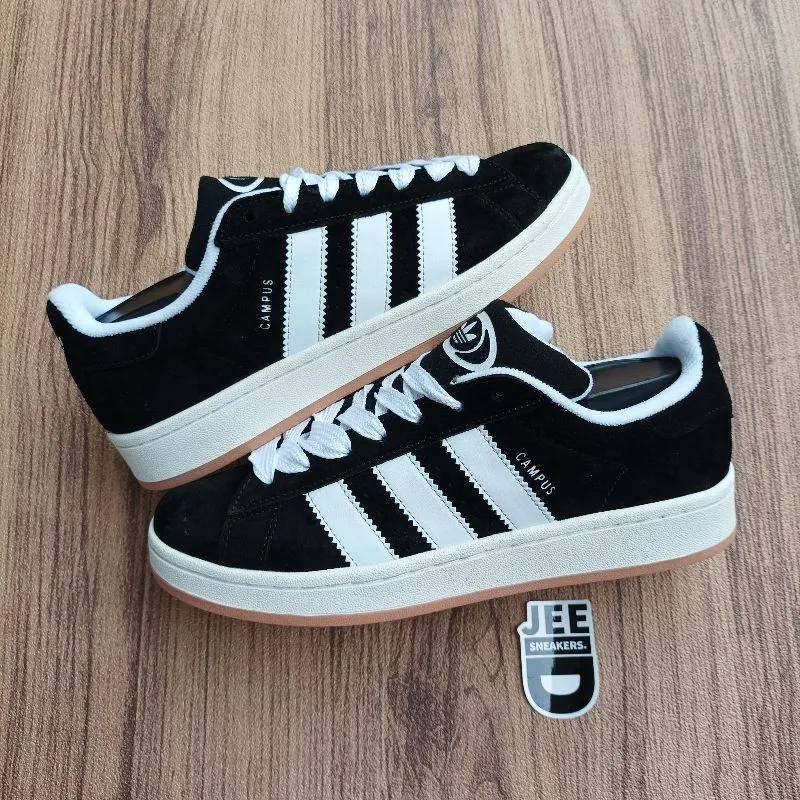 Adidas Casual Sneakers Pria white black photo 1