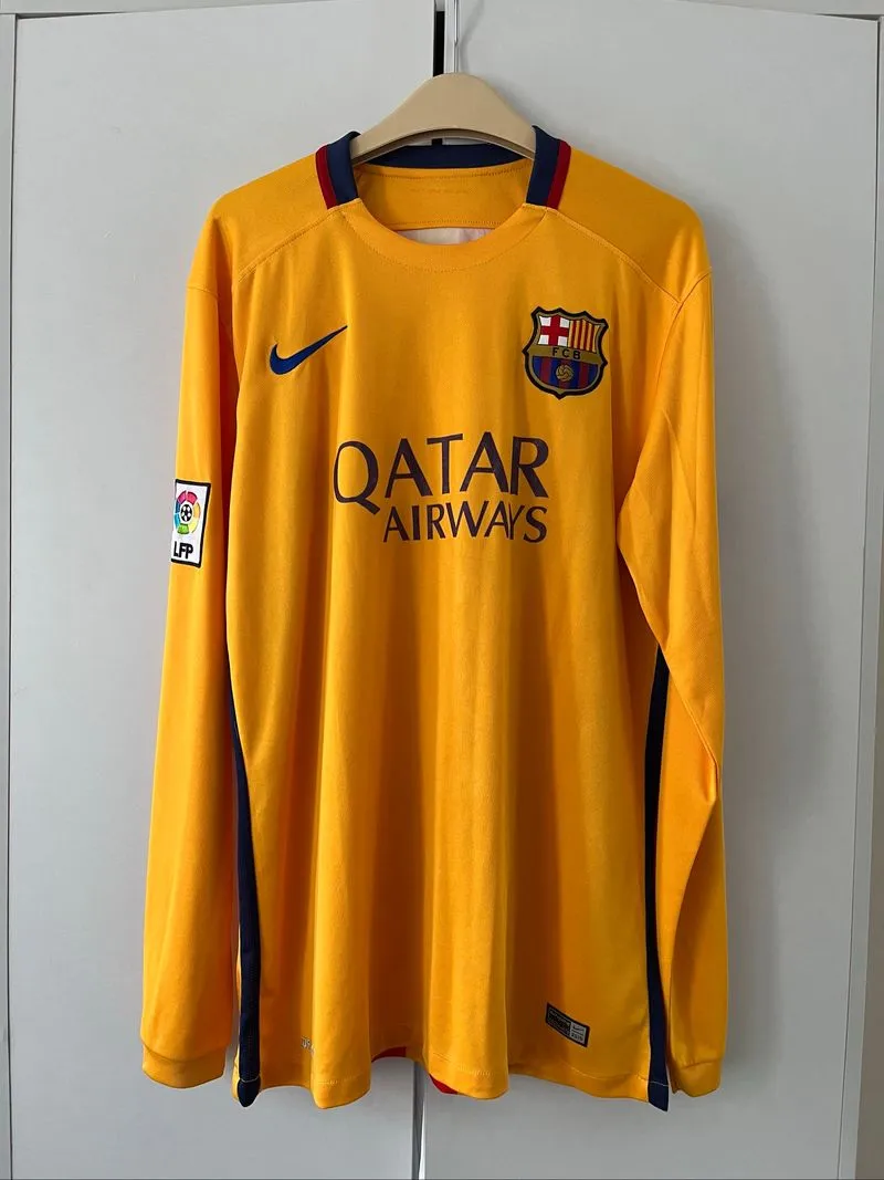 Jersey Tandang Longslevee FC Barcelona Musim 2015/2016 photo 1