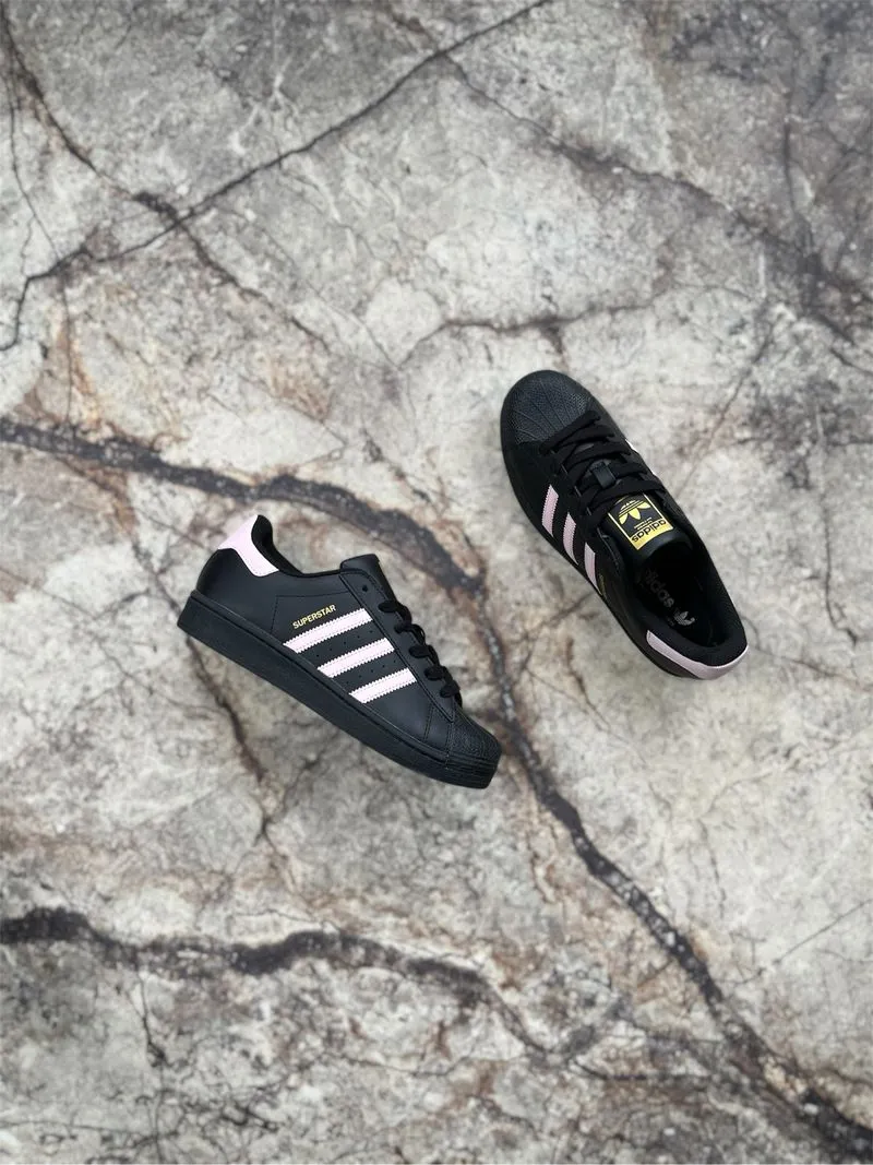 Adidas Superstar Black Pink photo 1
