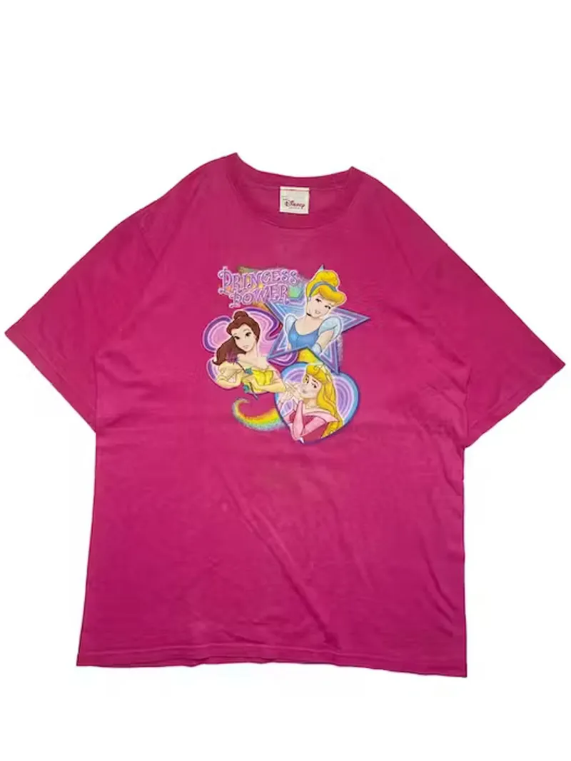 Disney Vintage Y2K T-shirt Pria pink photo 1