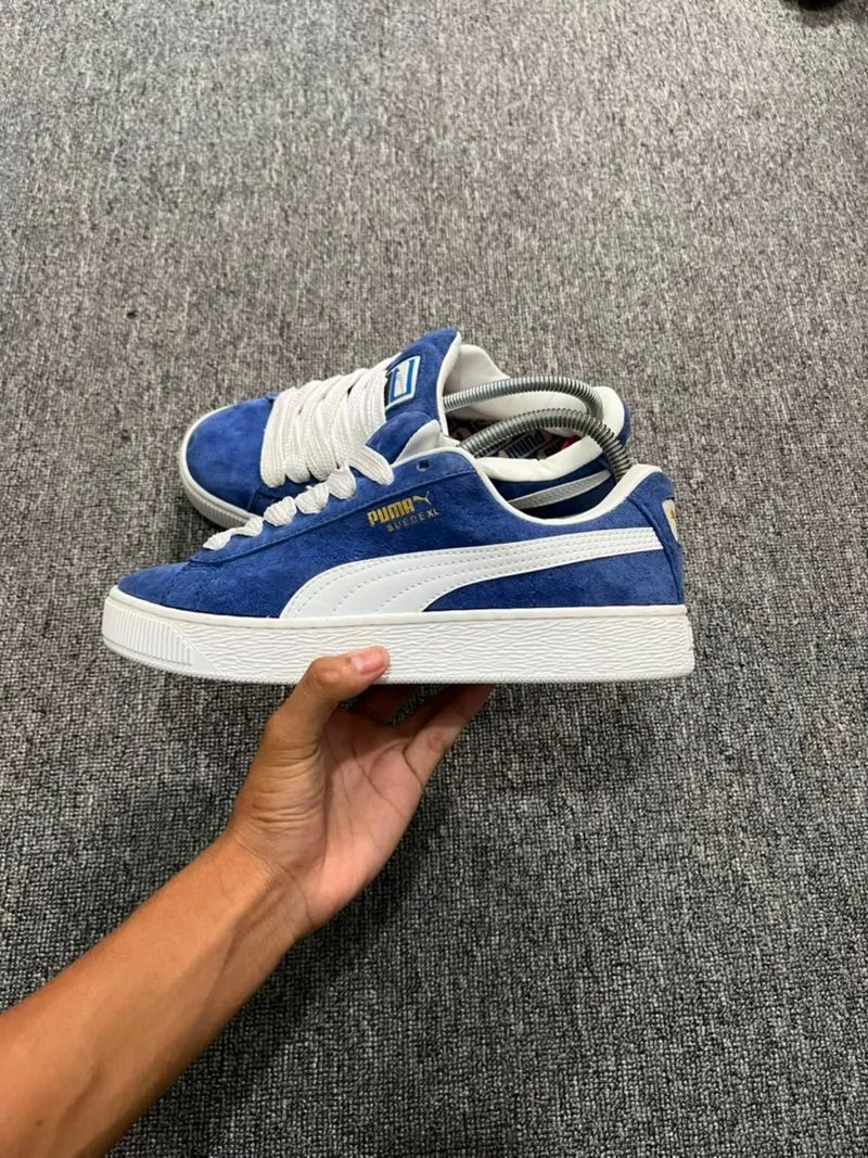 Puma Sneakers Pria white blue photo 1
