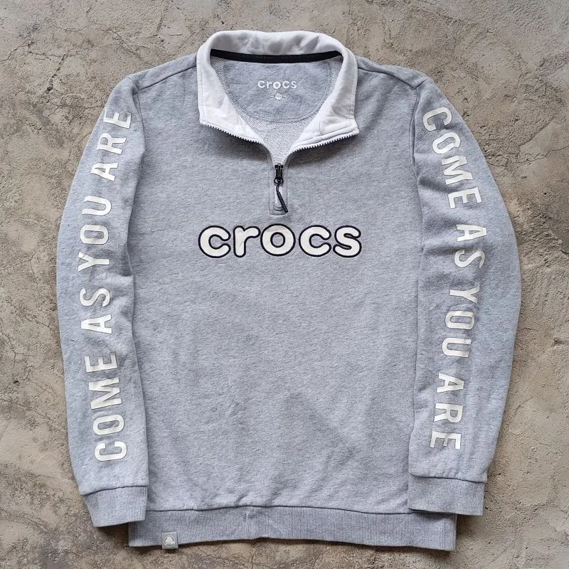 Crocs Sportswear Casual Sweatshirt Pria gray photo 1