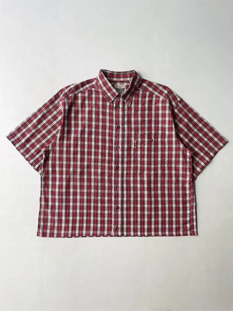 Weekendgal multiplaid boxy shirt photo 1
