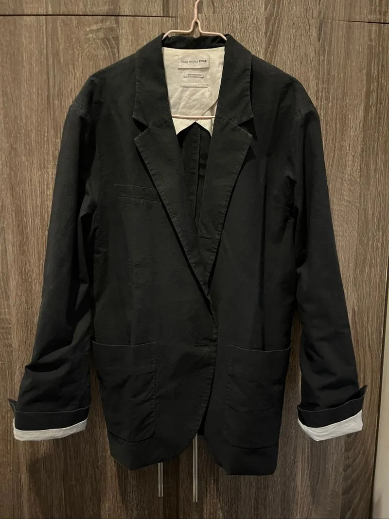 ISABEL MARANT ÉTOILE Contrast-Lined Single-Breasted Blazer photo 1