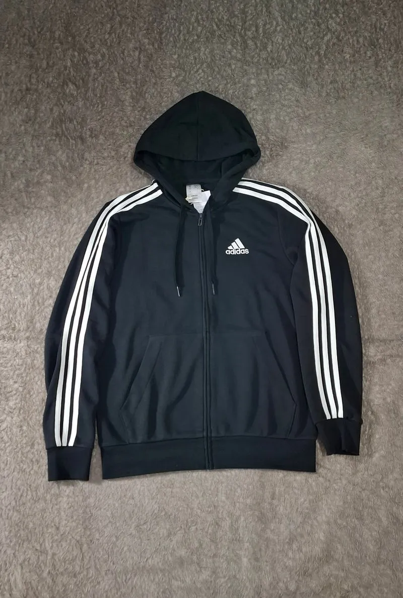 Adidas Jacket Essentials French Terry 3 Stripes photo 1