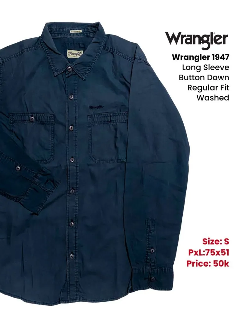 Wrangler 1947 Man Navy Shirt photo 1