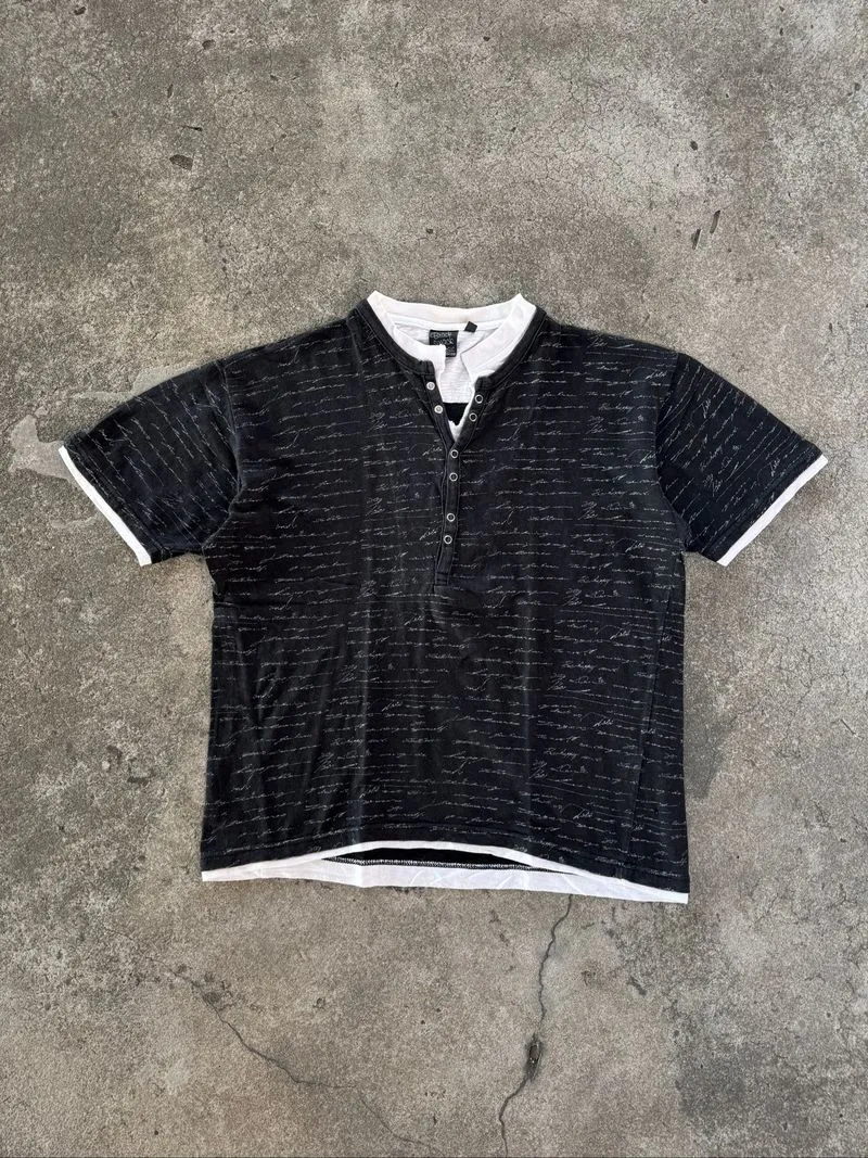 Japanese Layered Brack Smack Basic Y2K Emo Goth Style photo 1