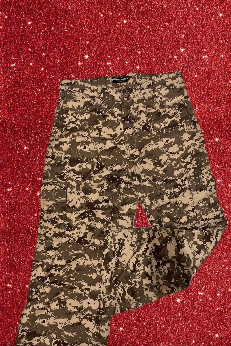 CARGO BAGGY CAMO CHOCO MOODAY PROJECT photo 1