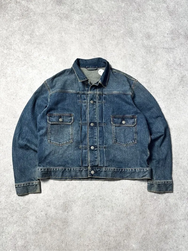 GU Type II Buckle Back Boxy Denim Jacket photo 1