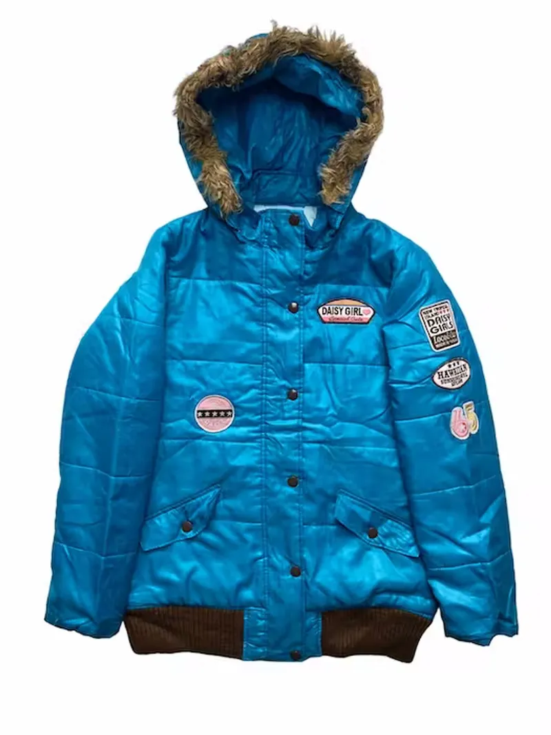 Japanese brand Vintage Y2K Puffer jacket Pria blue photo 1