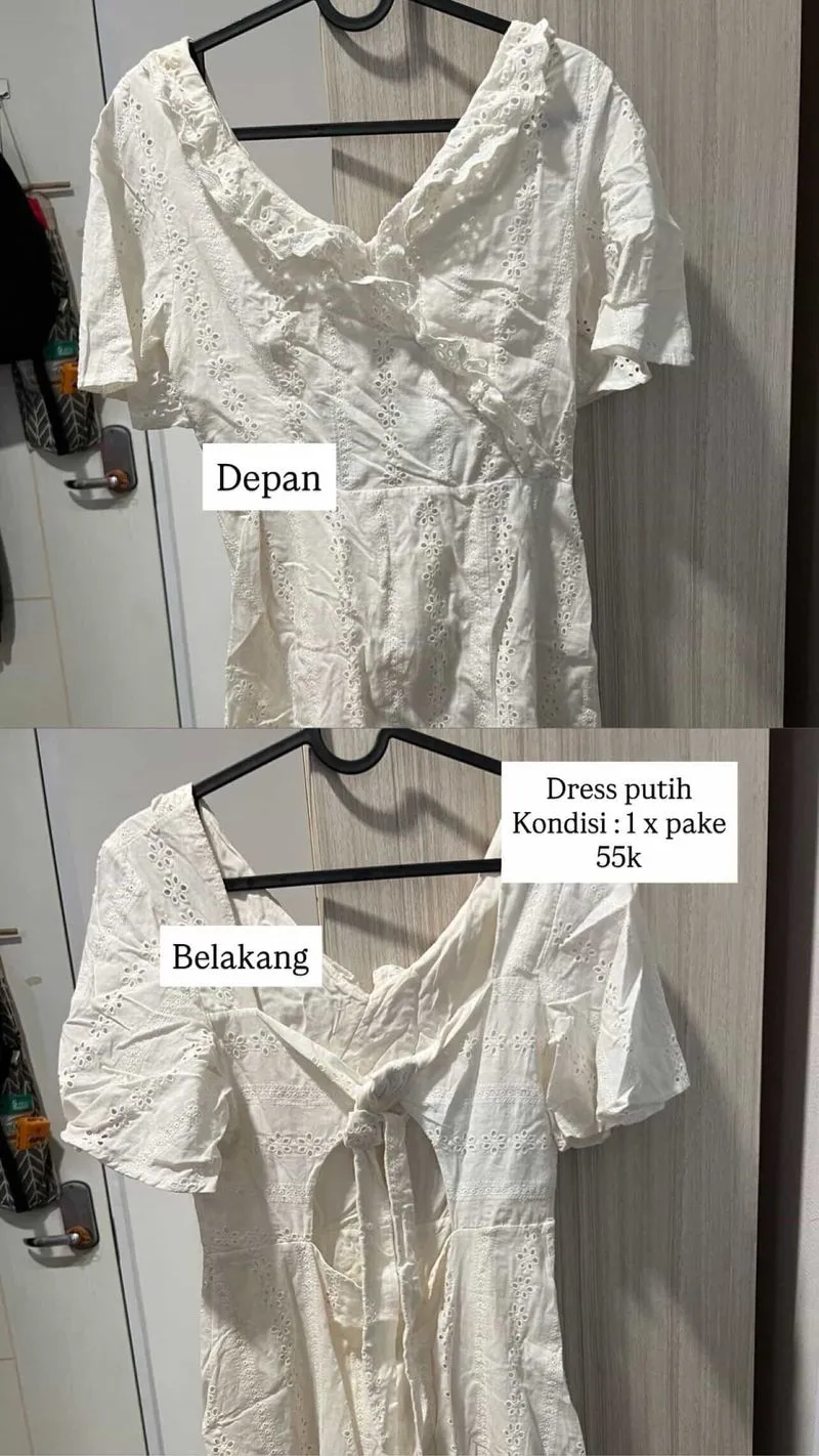 Dress putih  photo 1