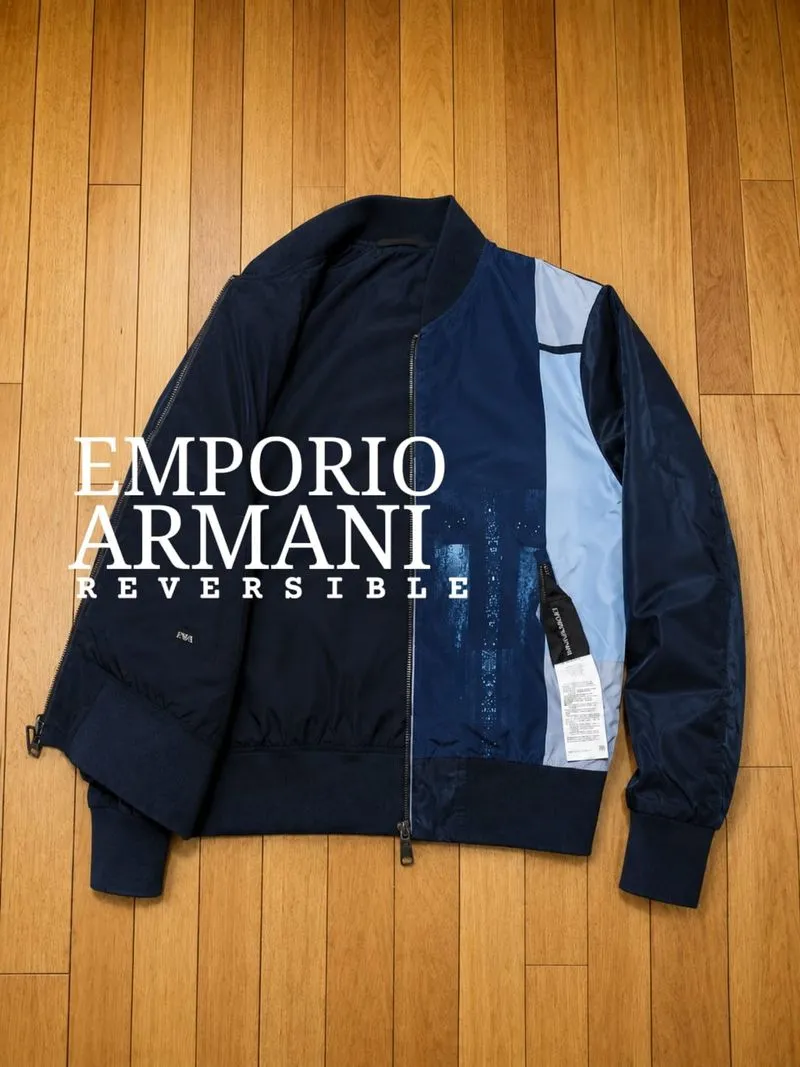 Emporio armani reversible bisa bulak balik second ori photo 1