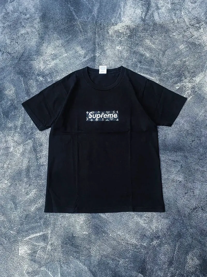 T-SHIRT SUPREME x LOUIS VUITTON BLACK photo 1
