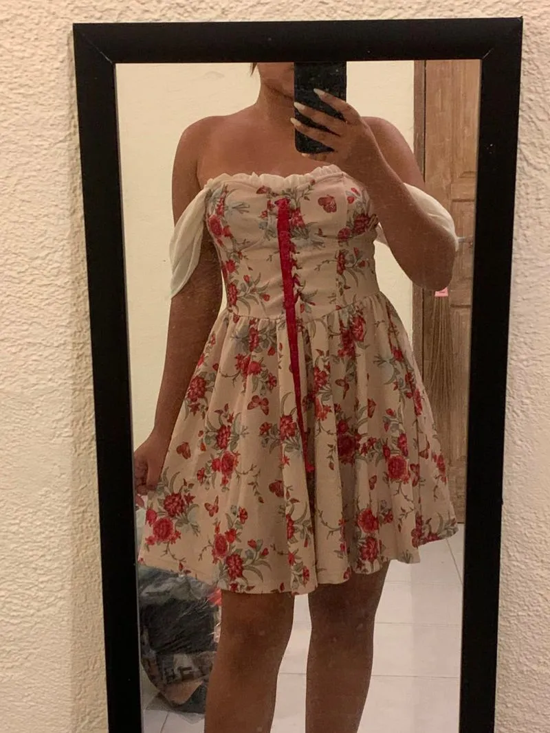 Coquette princess mini dress photo 1