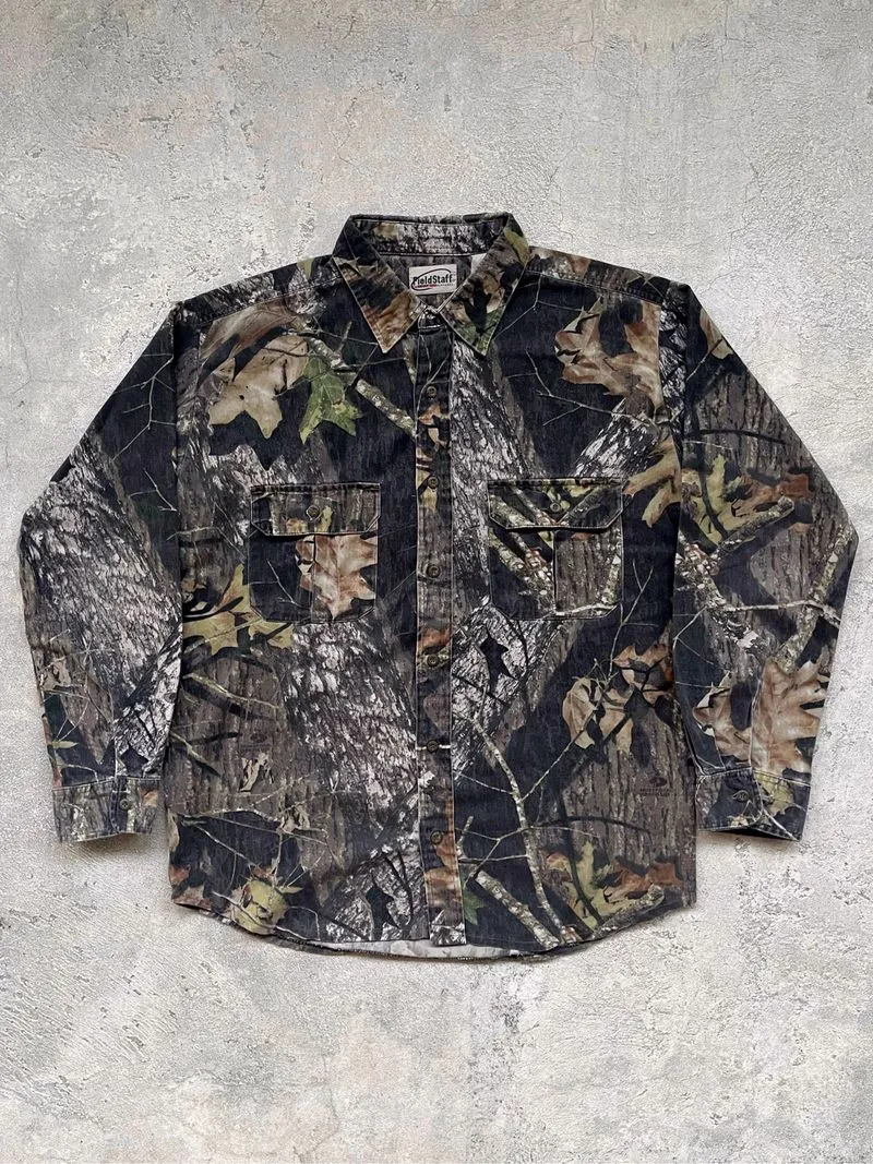 Vintage FieldStaff Mossy Oak Real Tree Longsleeve Shirt photo 1