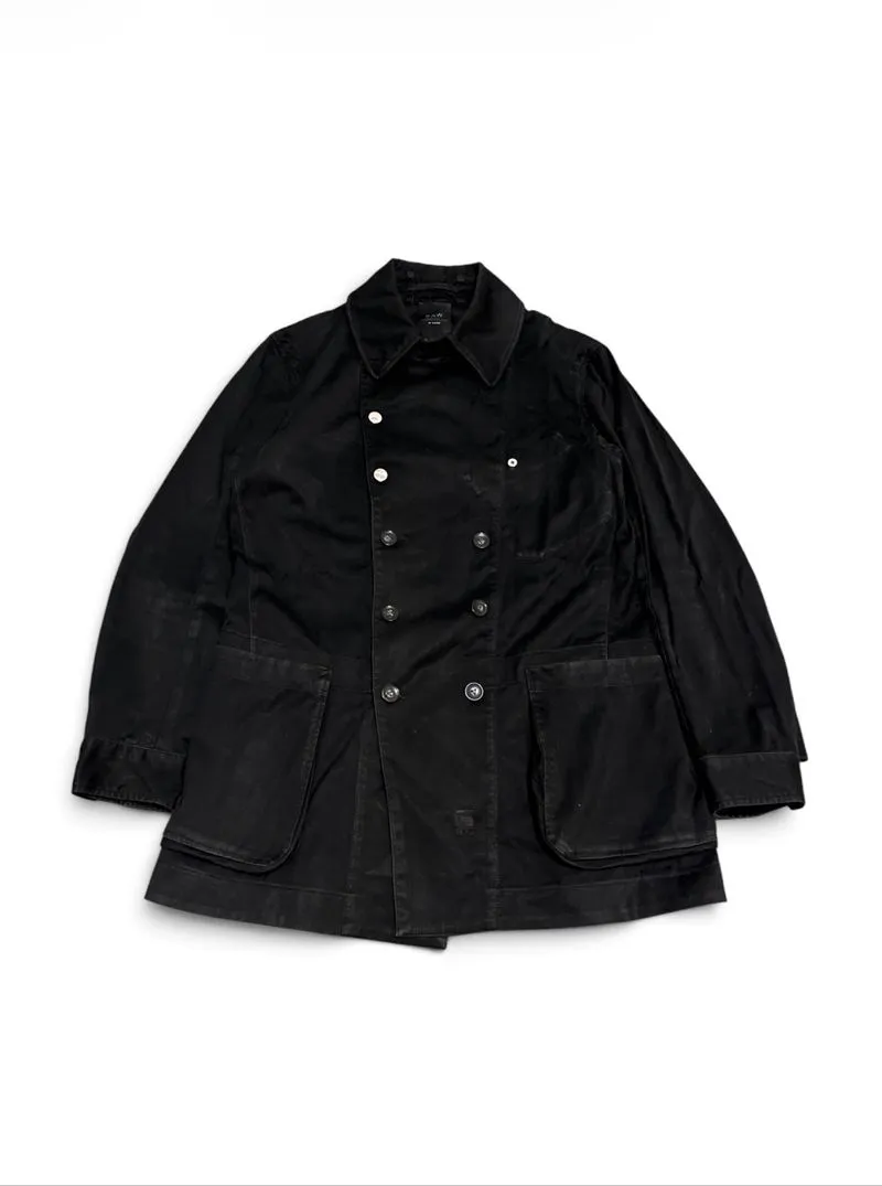 G-Star raw correctline “Correct P-coat 1” Vtg Military style photo 1