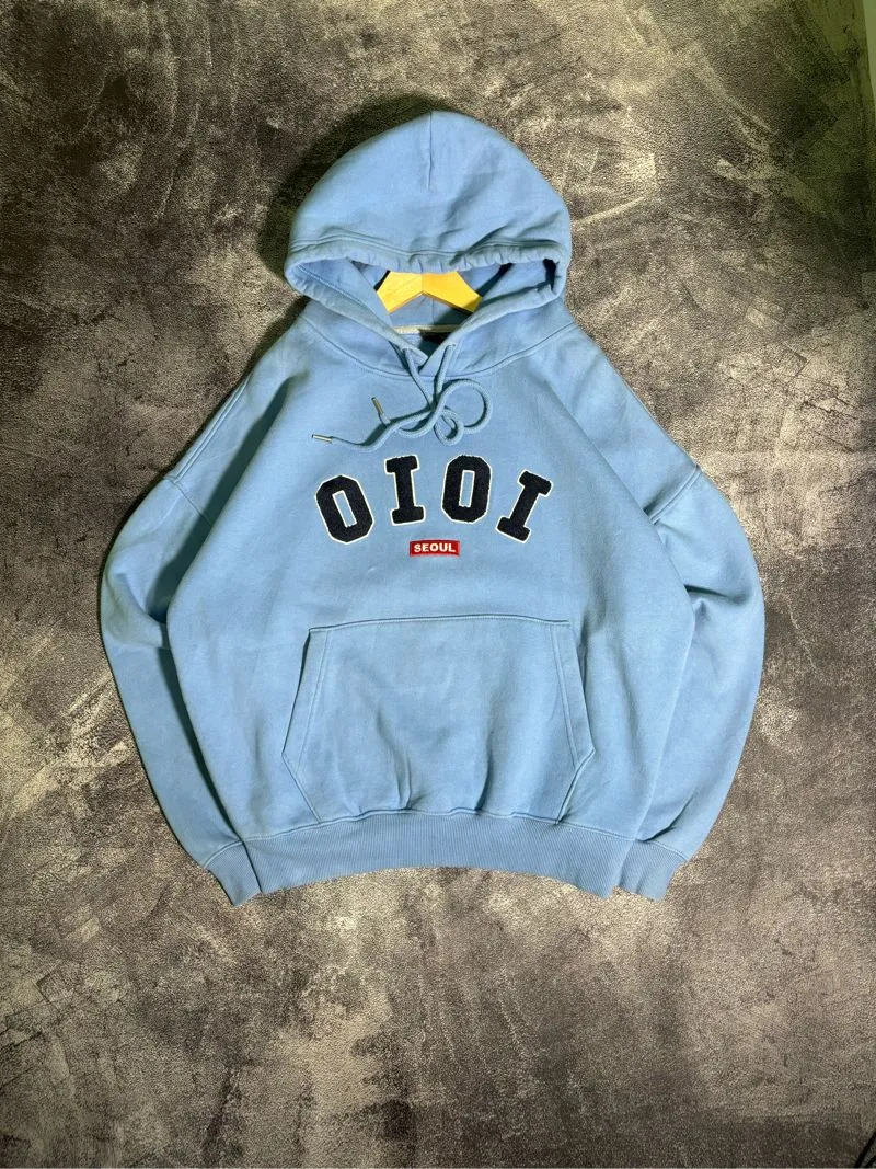 Oioi Streetwear Fleece Pria blue photo 1