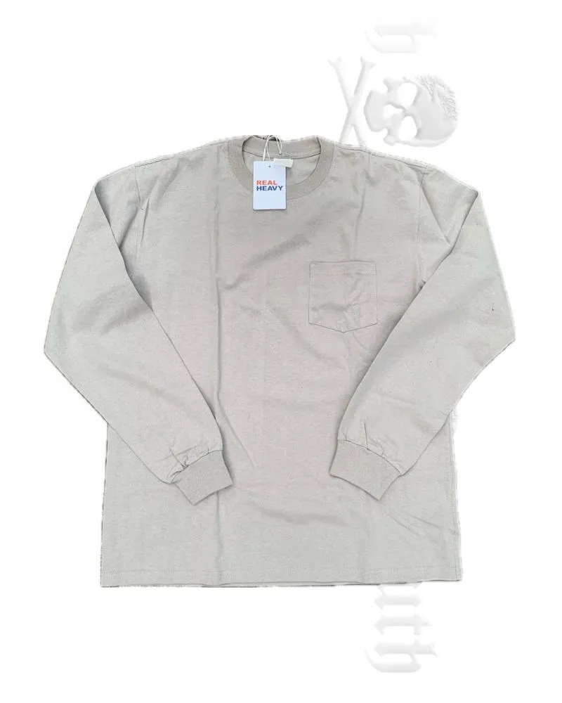 Streetwear Skater T-shirt Pria gray cream photo 1