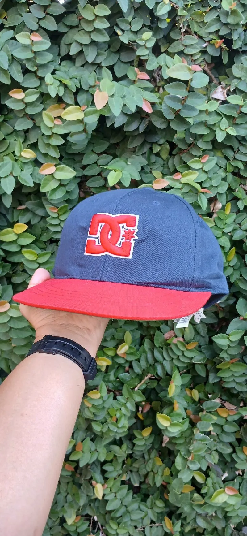 DC Shoes Streetwear Casual Hat Pria navy red photo 1