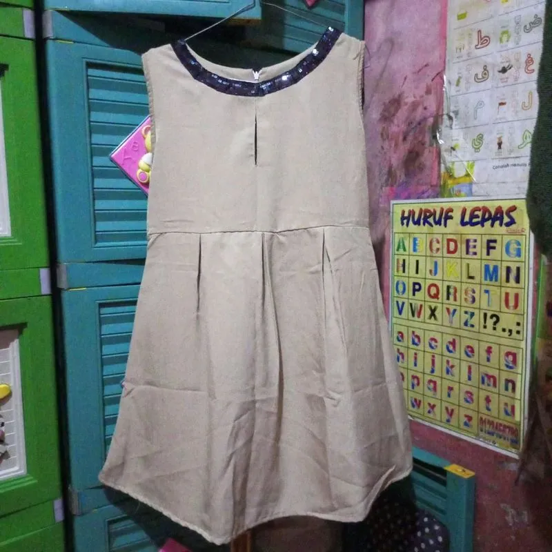 Dress wanita mosscrepe photo 1