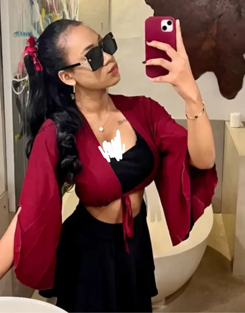 Crop Top Maroon photo 1