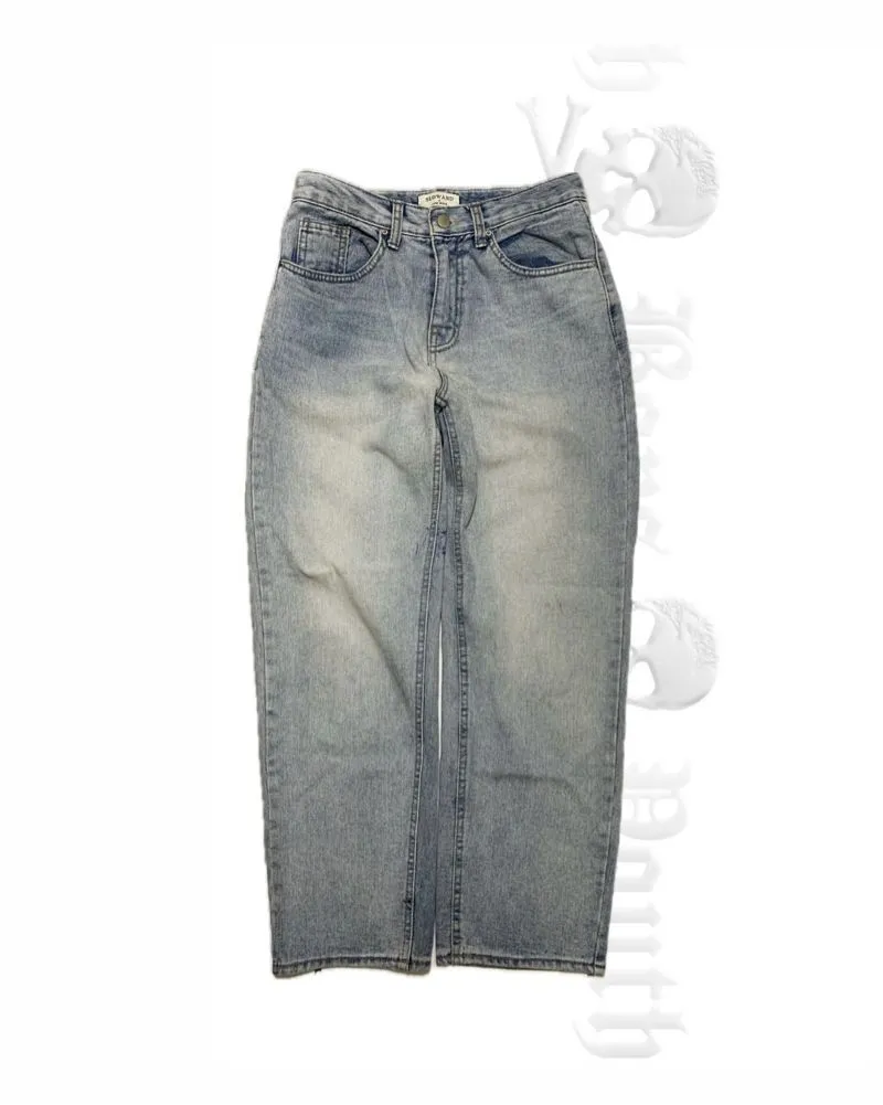 Vintage Streetwear Jeans Pria blue photo 1