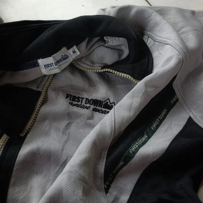 Jacket tracktop retro first down photo 1