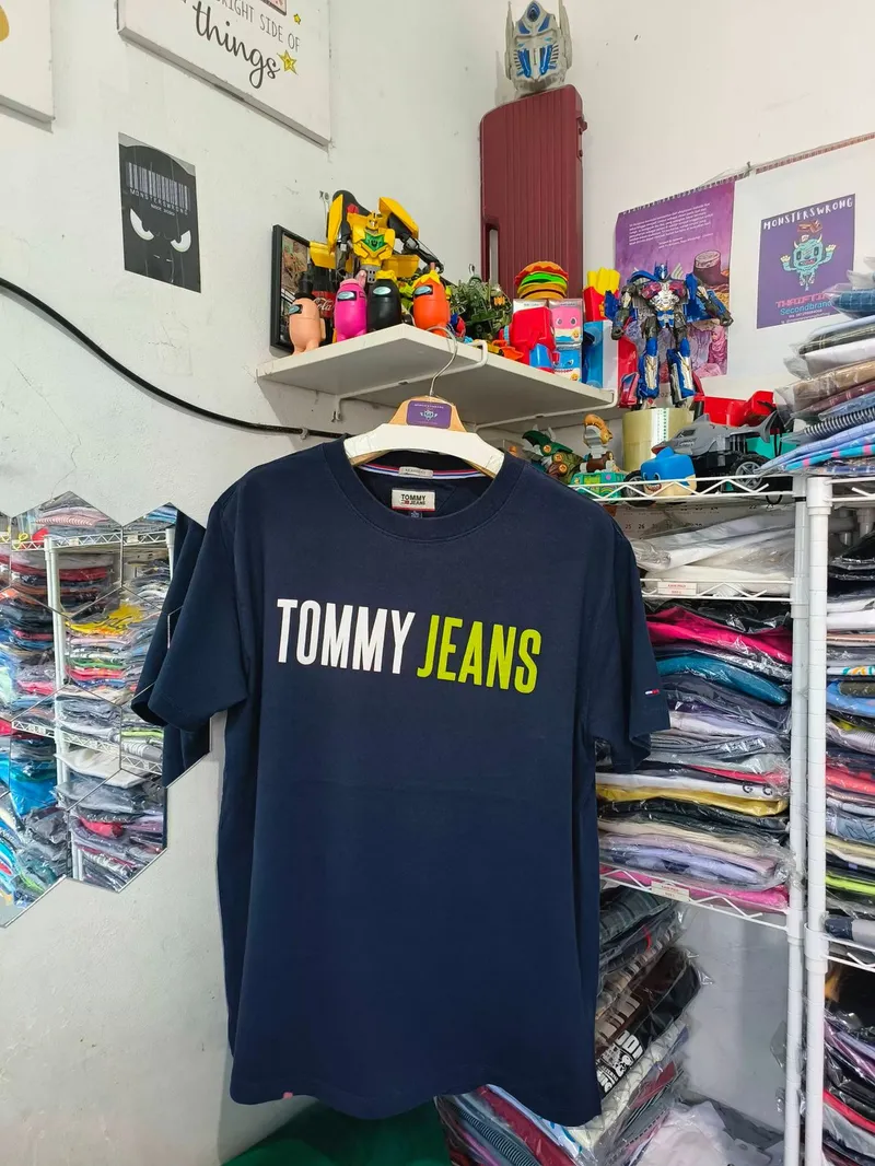 Tommy Hilfiger Luxury Casual T-shirt Pria navy photo 1