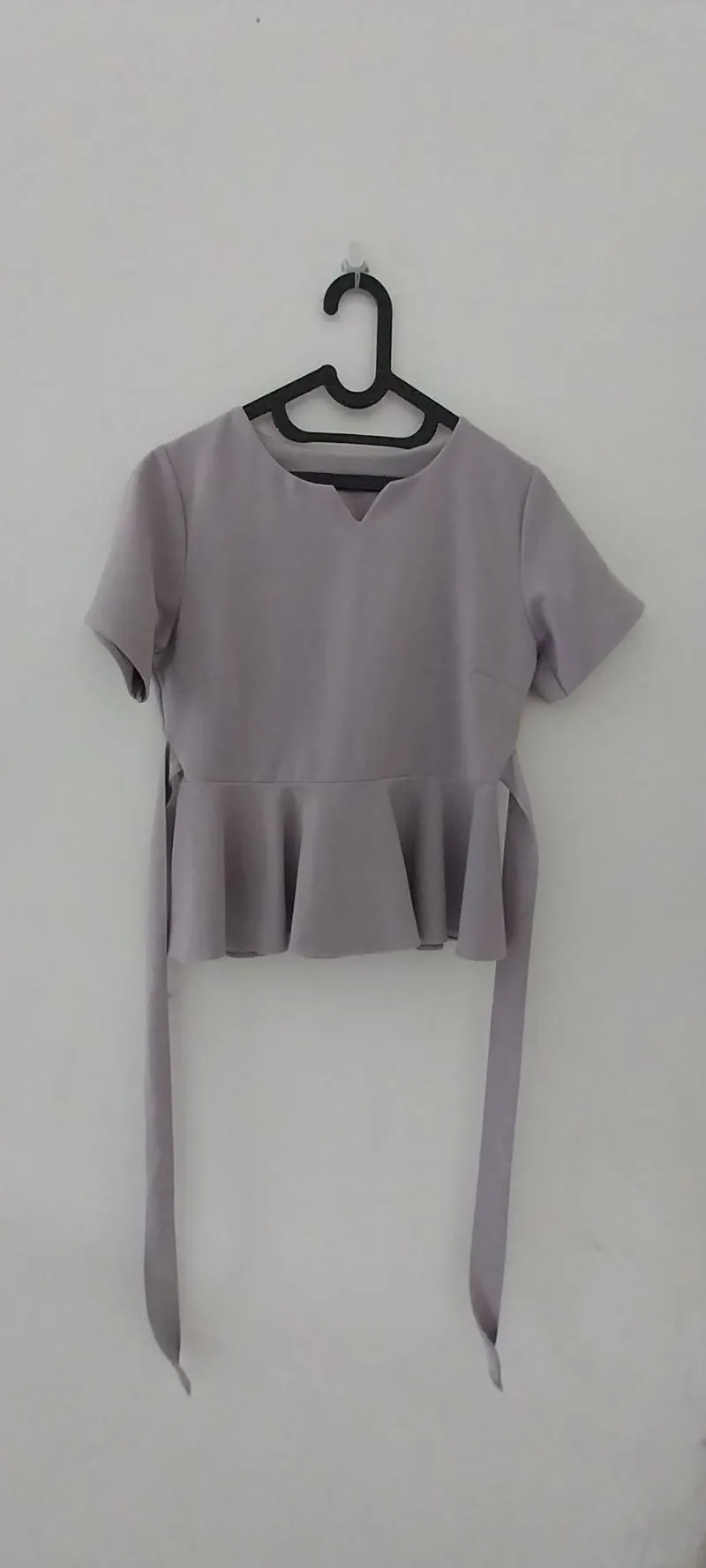 Vintage Blouse Wanita gray photo 1