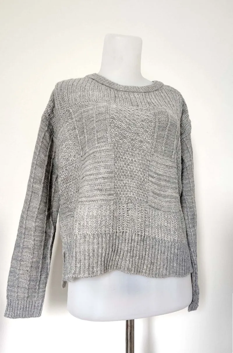Casual Crop top Wanita gray photo 1