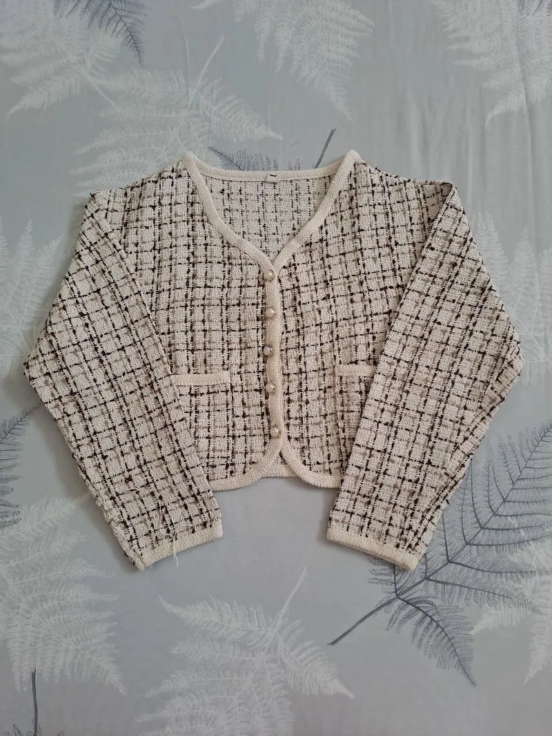 Luxury Futurist Vest Wanita cream photo 1
