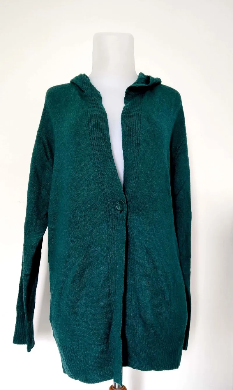 Uniqlo Casual Cardigan Wanita green photo 1